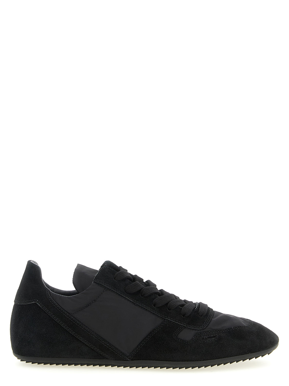Black Calfskin Athletic Sneakers