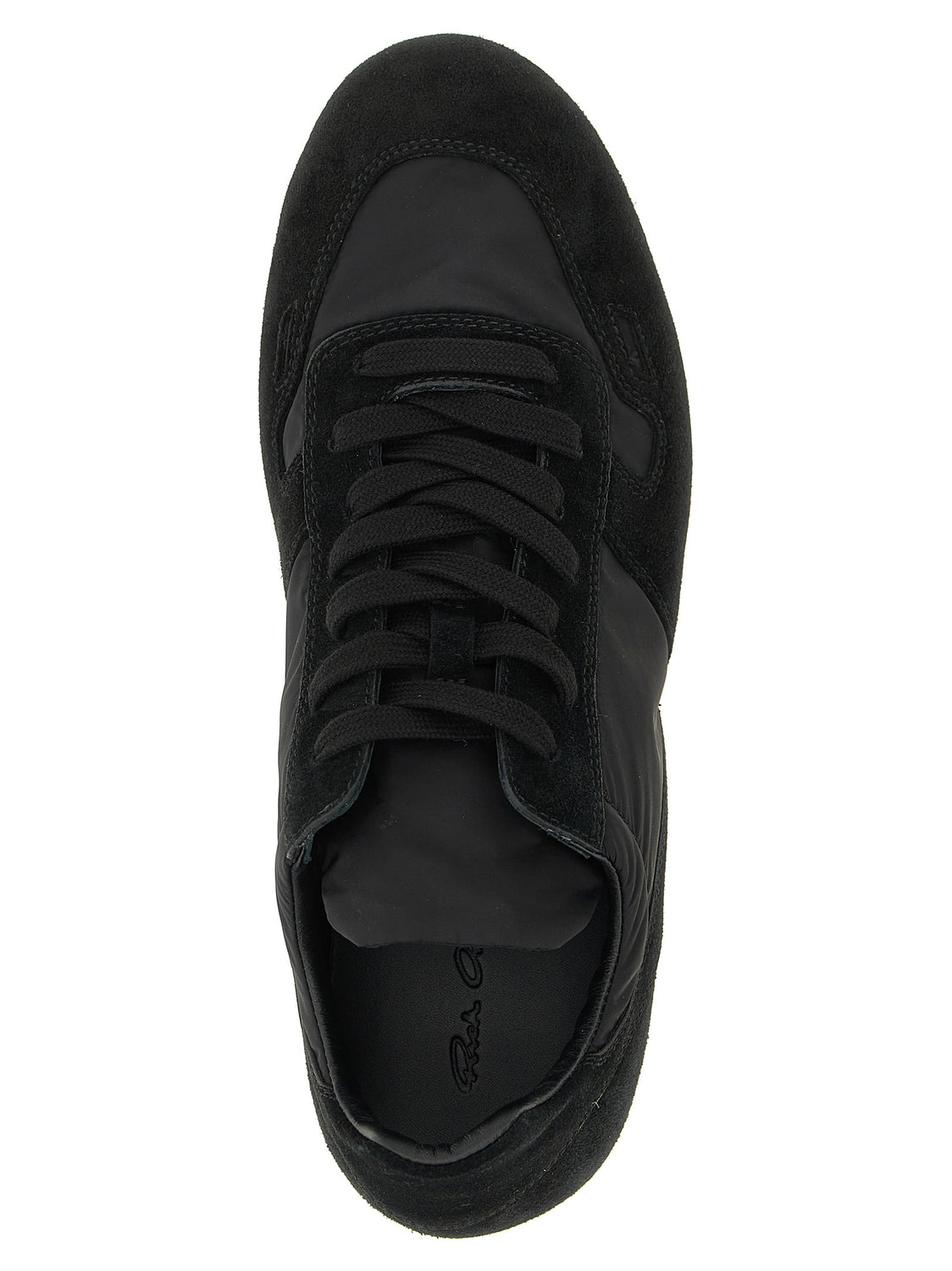 Black Calfskin Athletic Sneakers