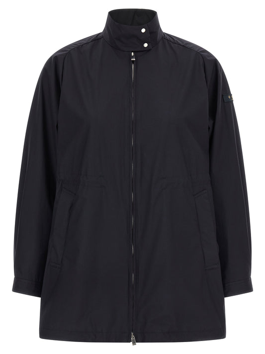 Blue Nylon Shell Jacket