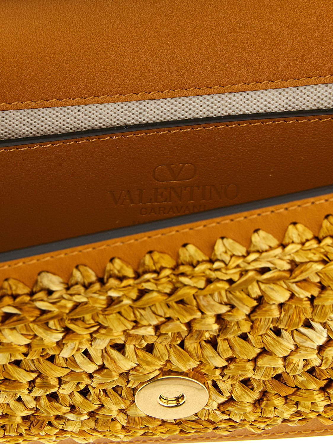Gold Viscose Shoulder Bag