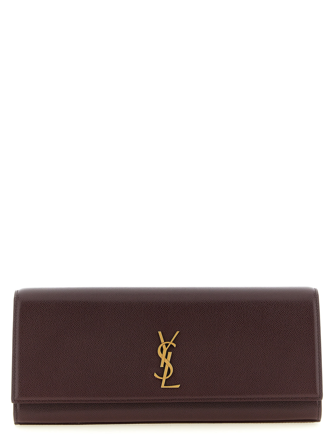 Bordeaux Calfskin Clutch Bag