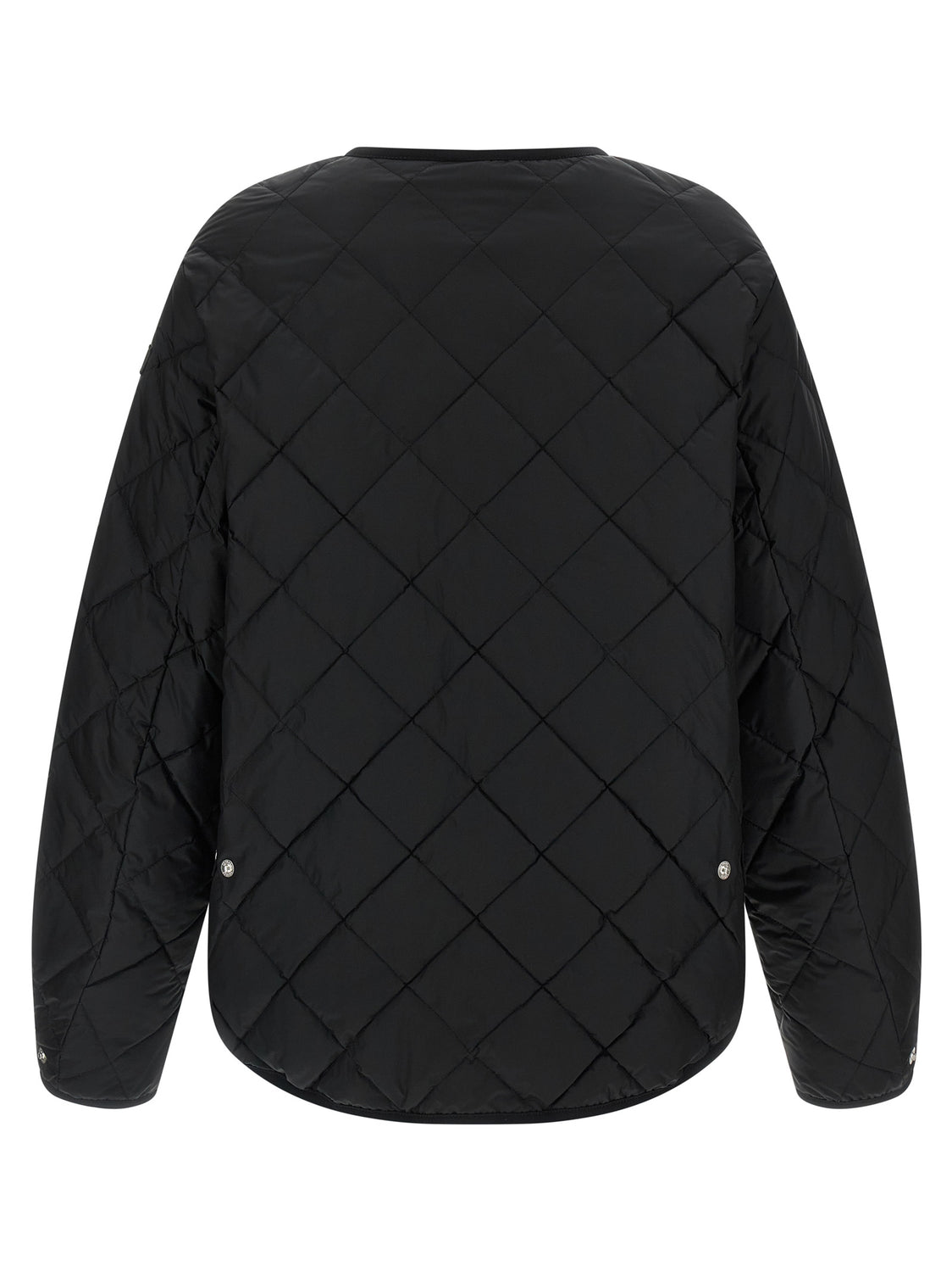 Black Nylon Bomber