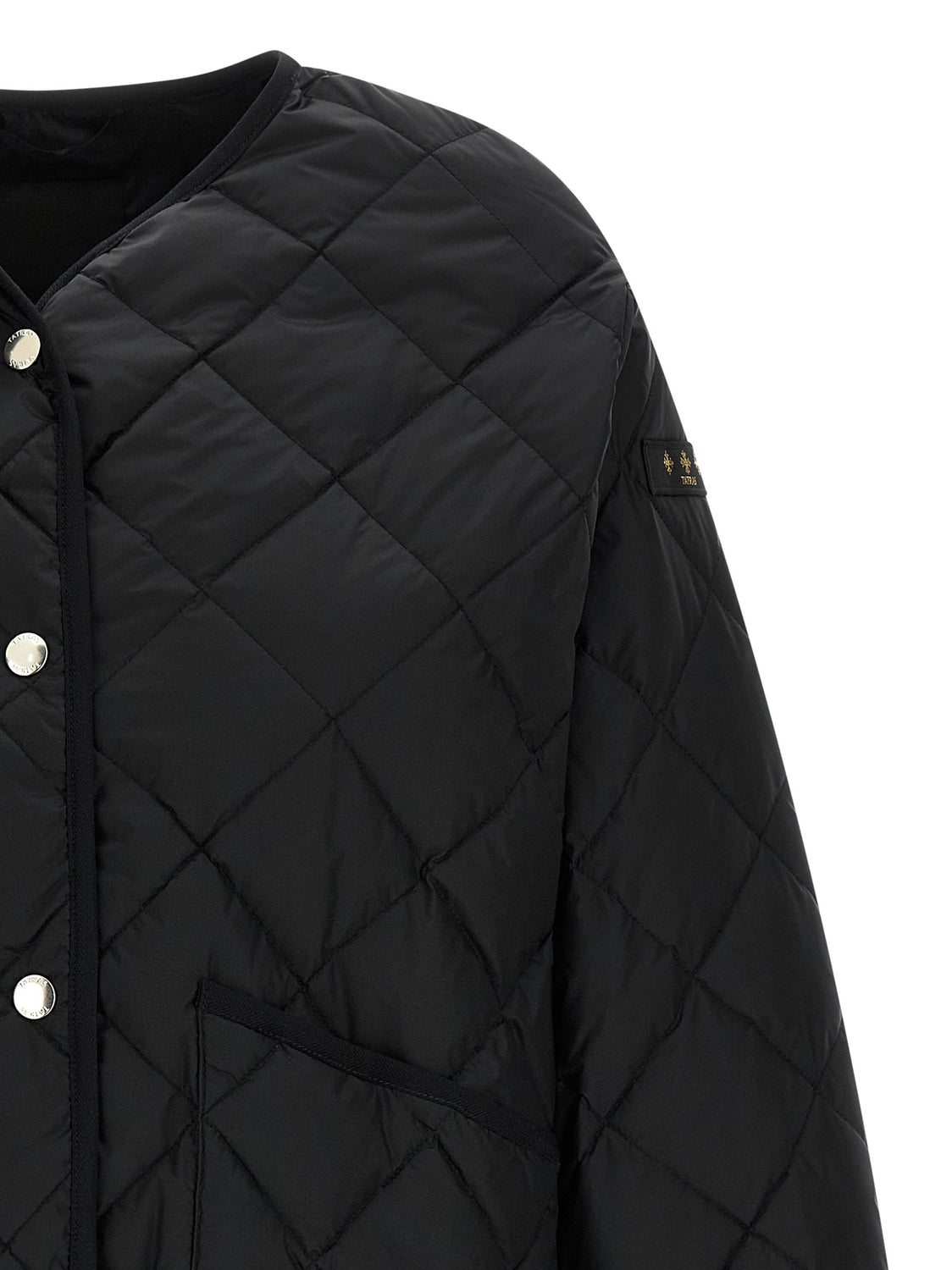 Black Nylon Bomber