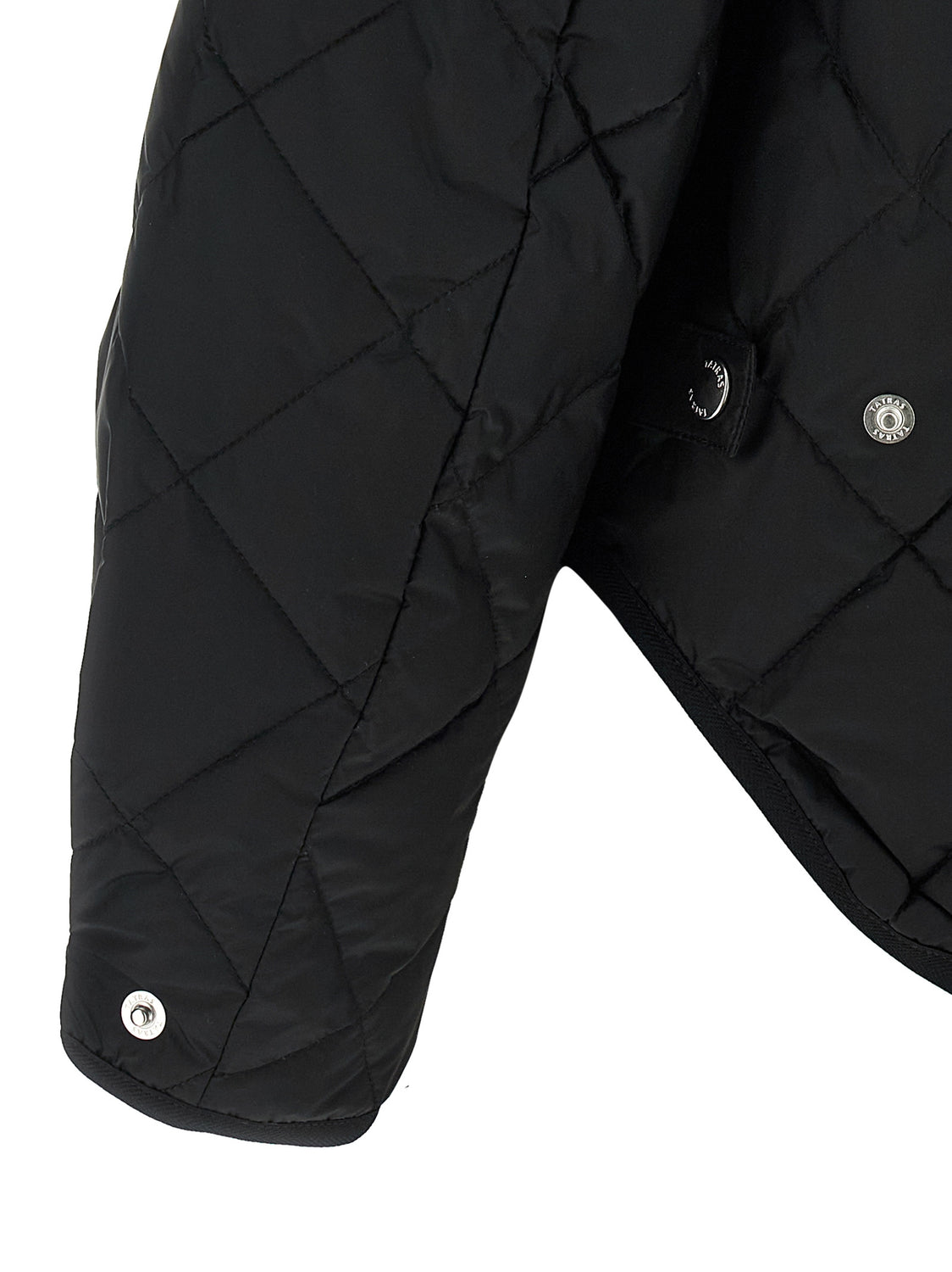 Black Nylon Bomber