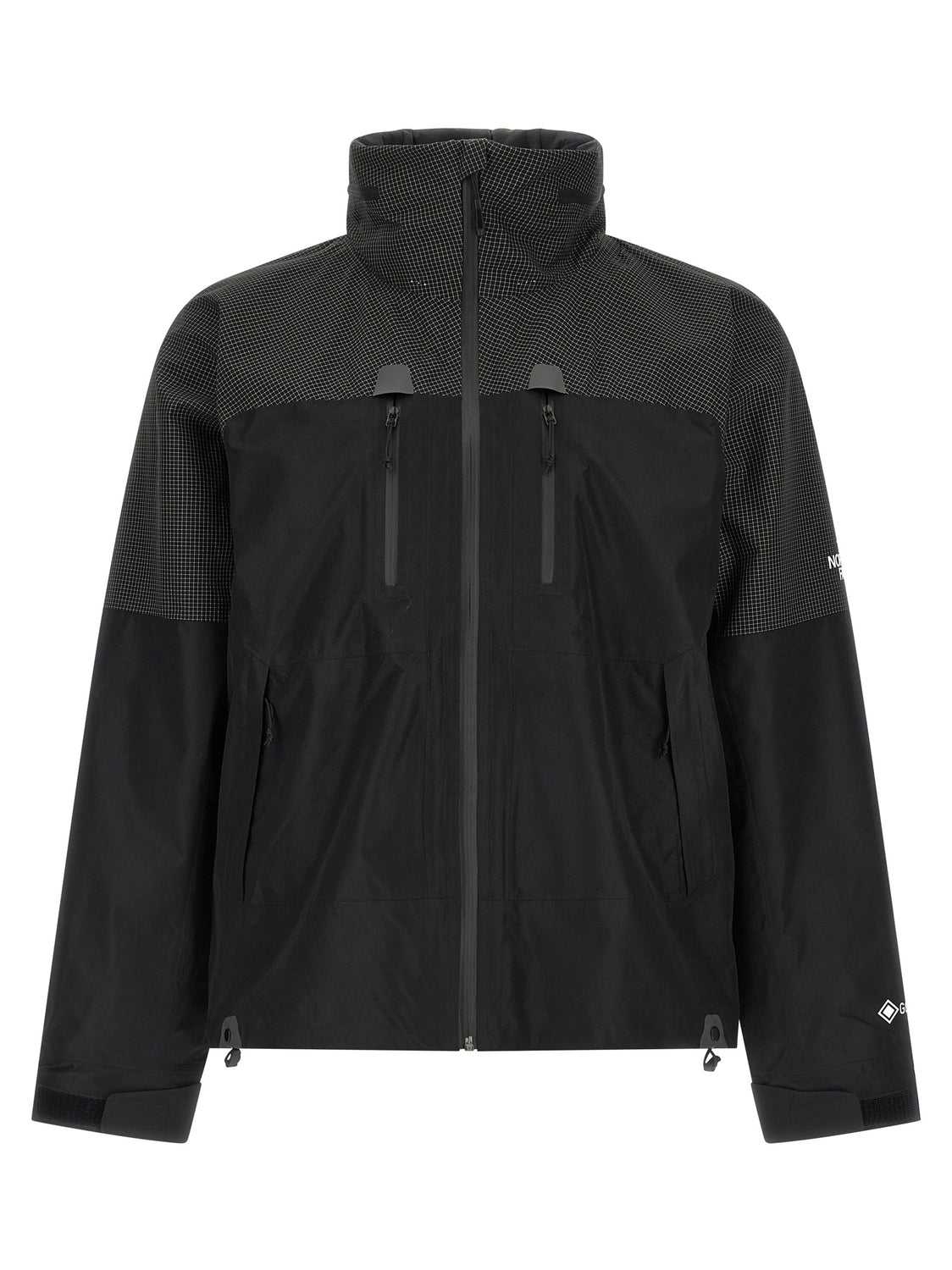 Black Polyester Shell Jacket