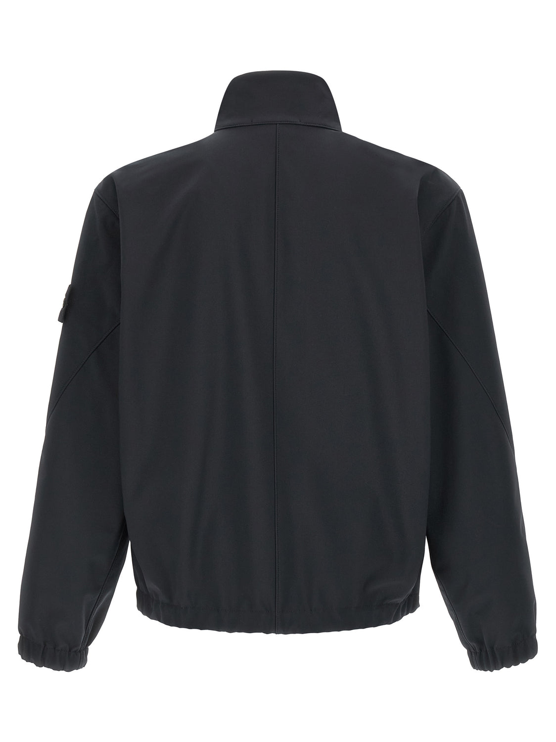 Blue Polyester Shell Jacket