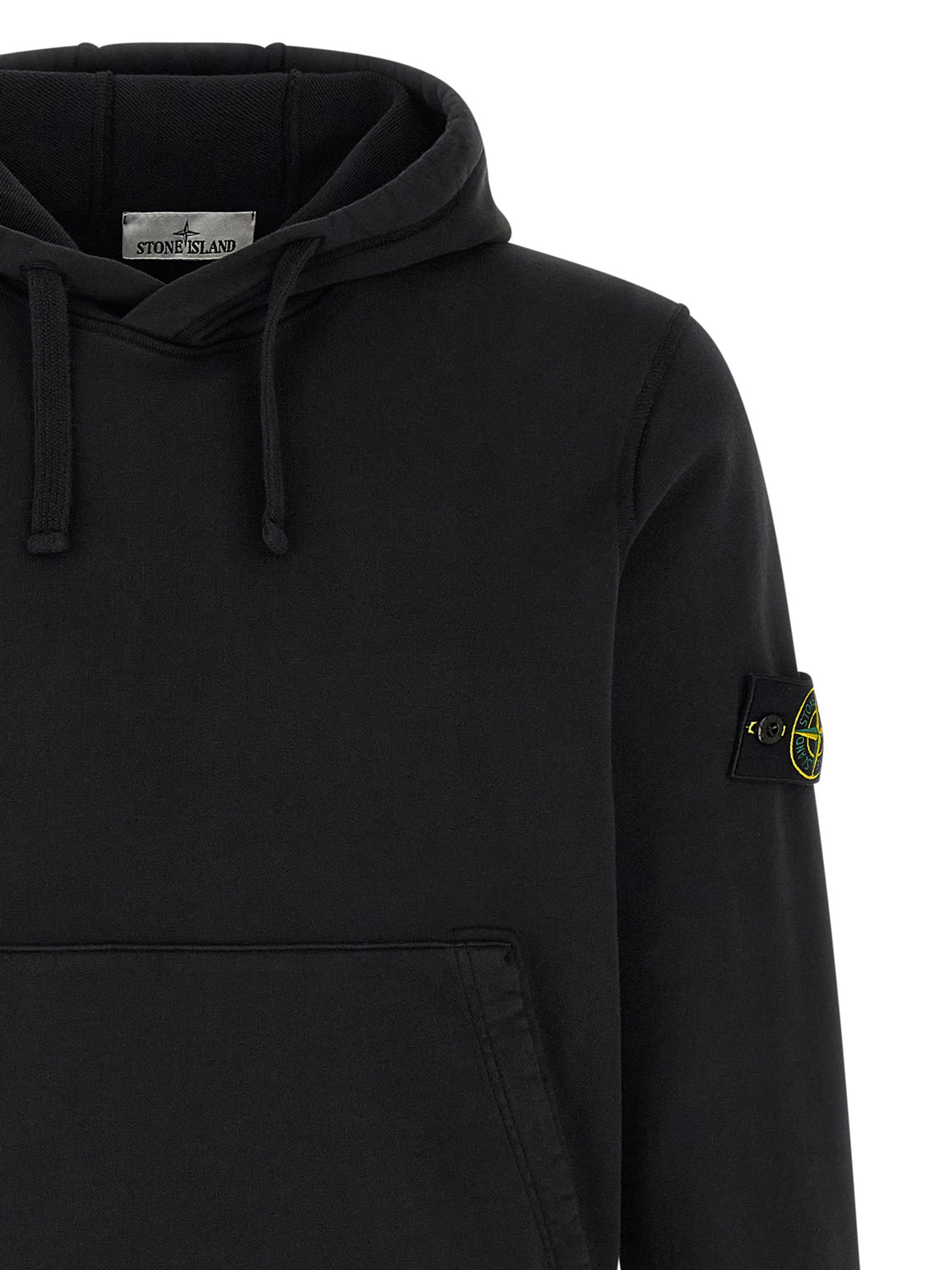 Black Cotton Sweatshirt