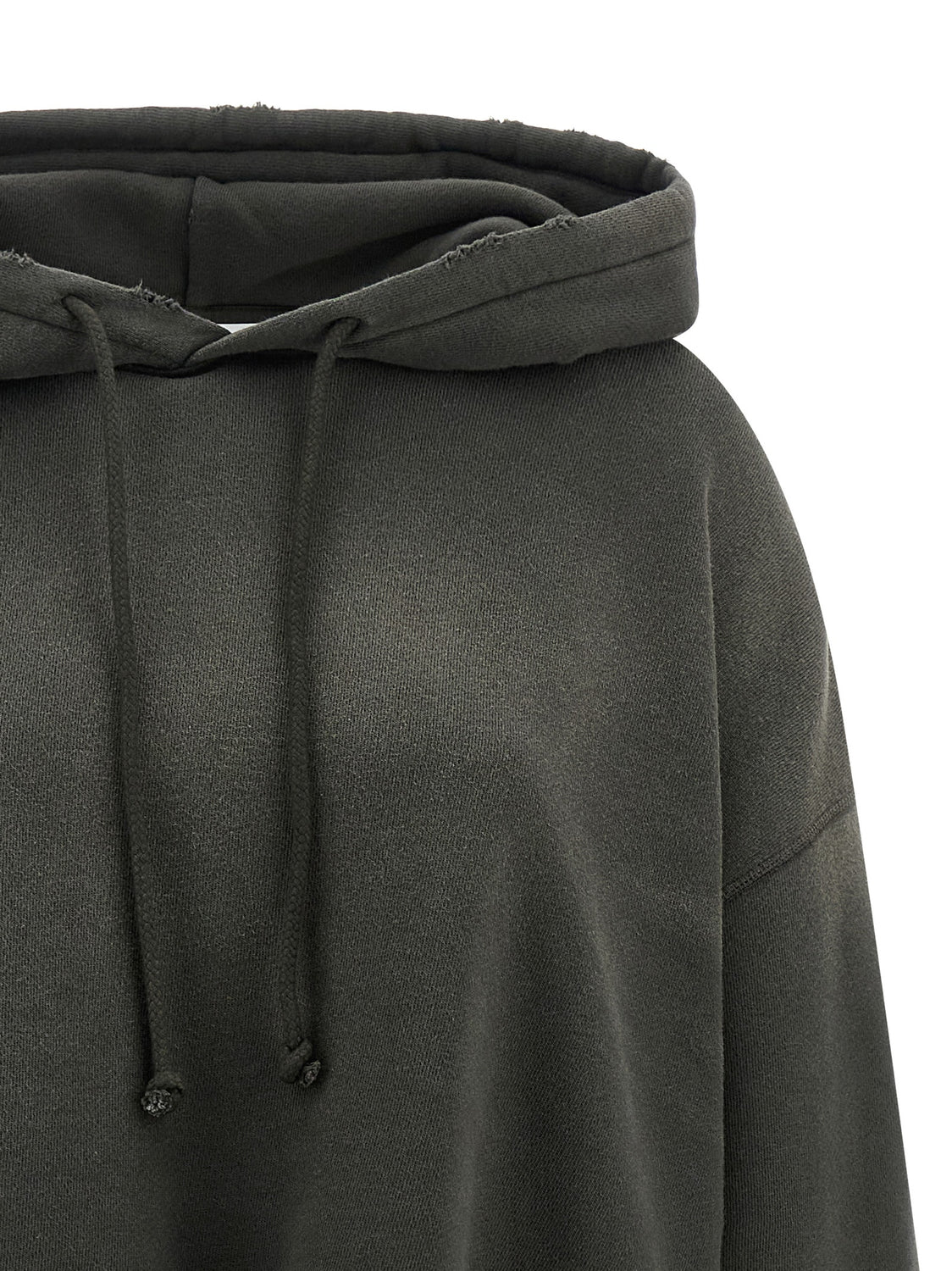 Gray Cotton Hoodie