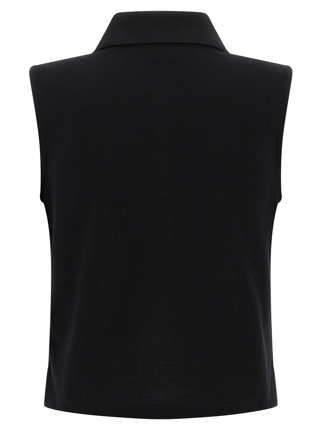 Black Cotton Polo Shirt