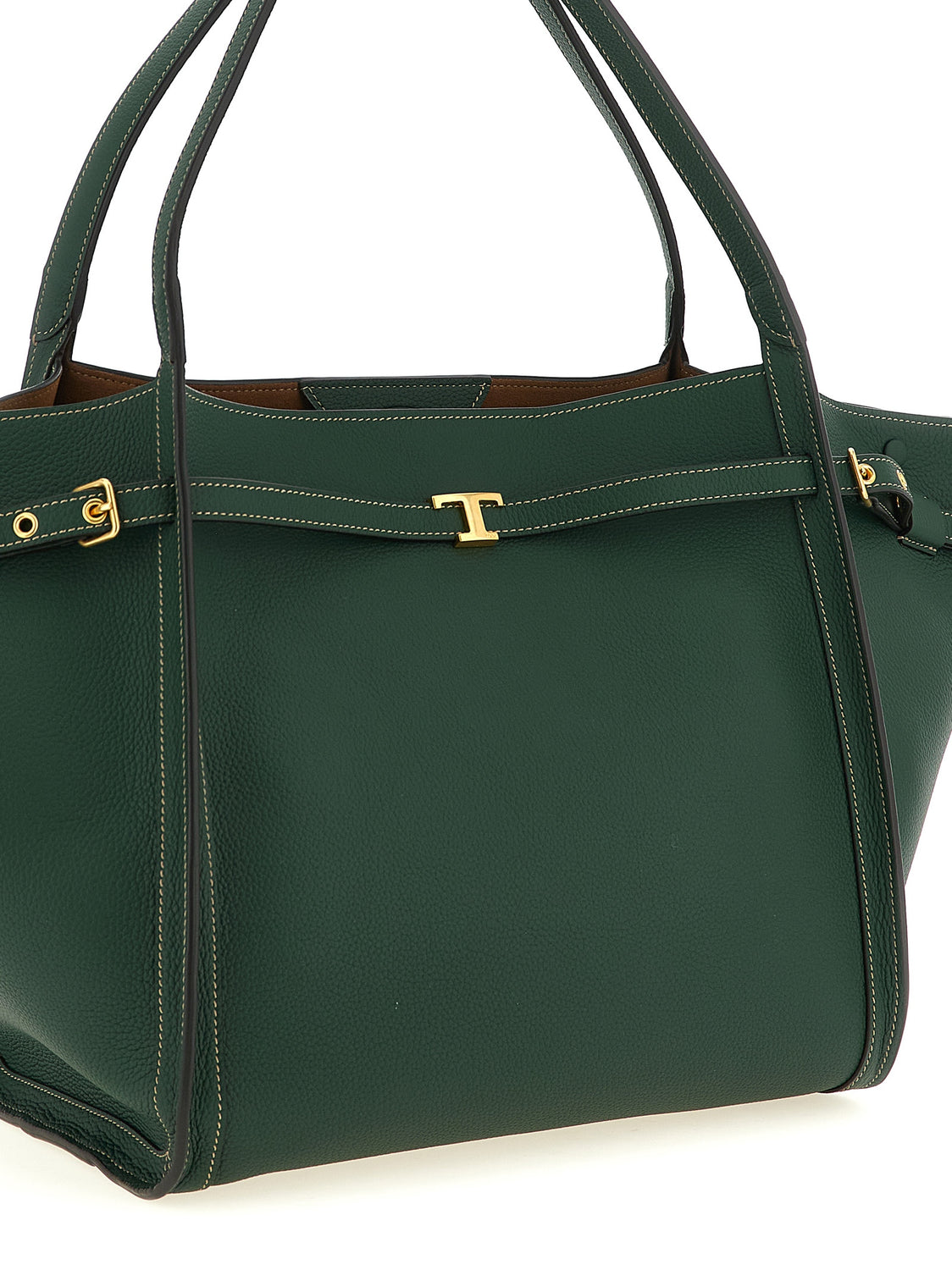 Bicolor Calfskin Tote Bag