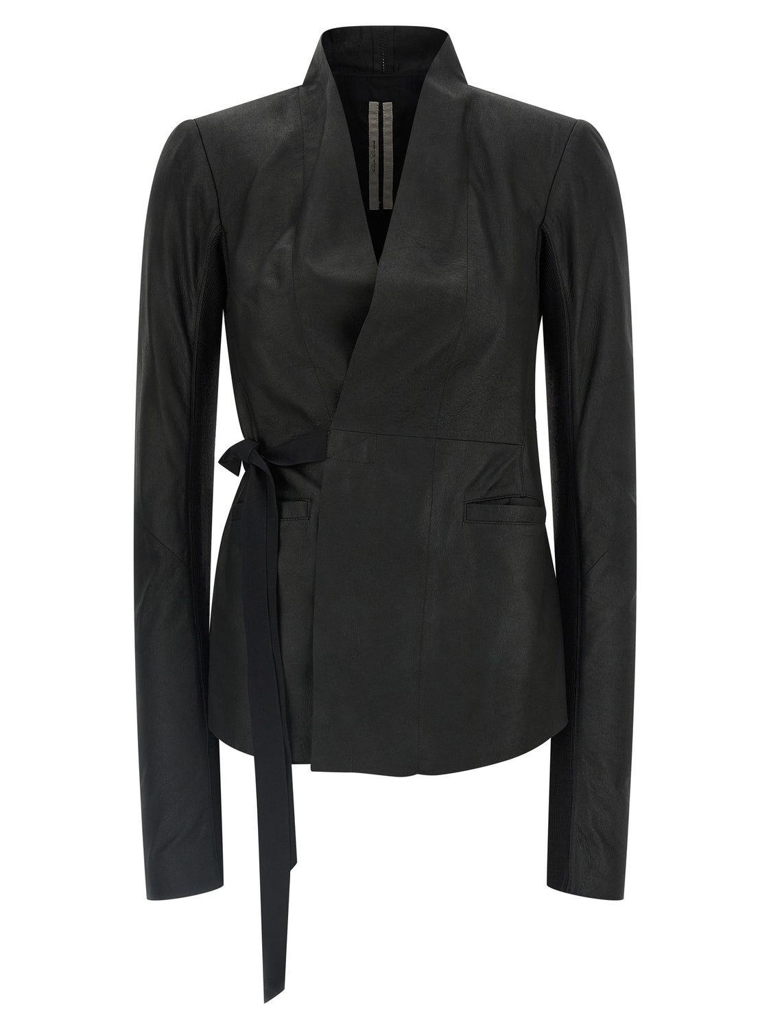 Black Lamb Leather Leather Jacket