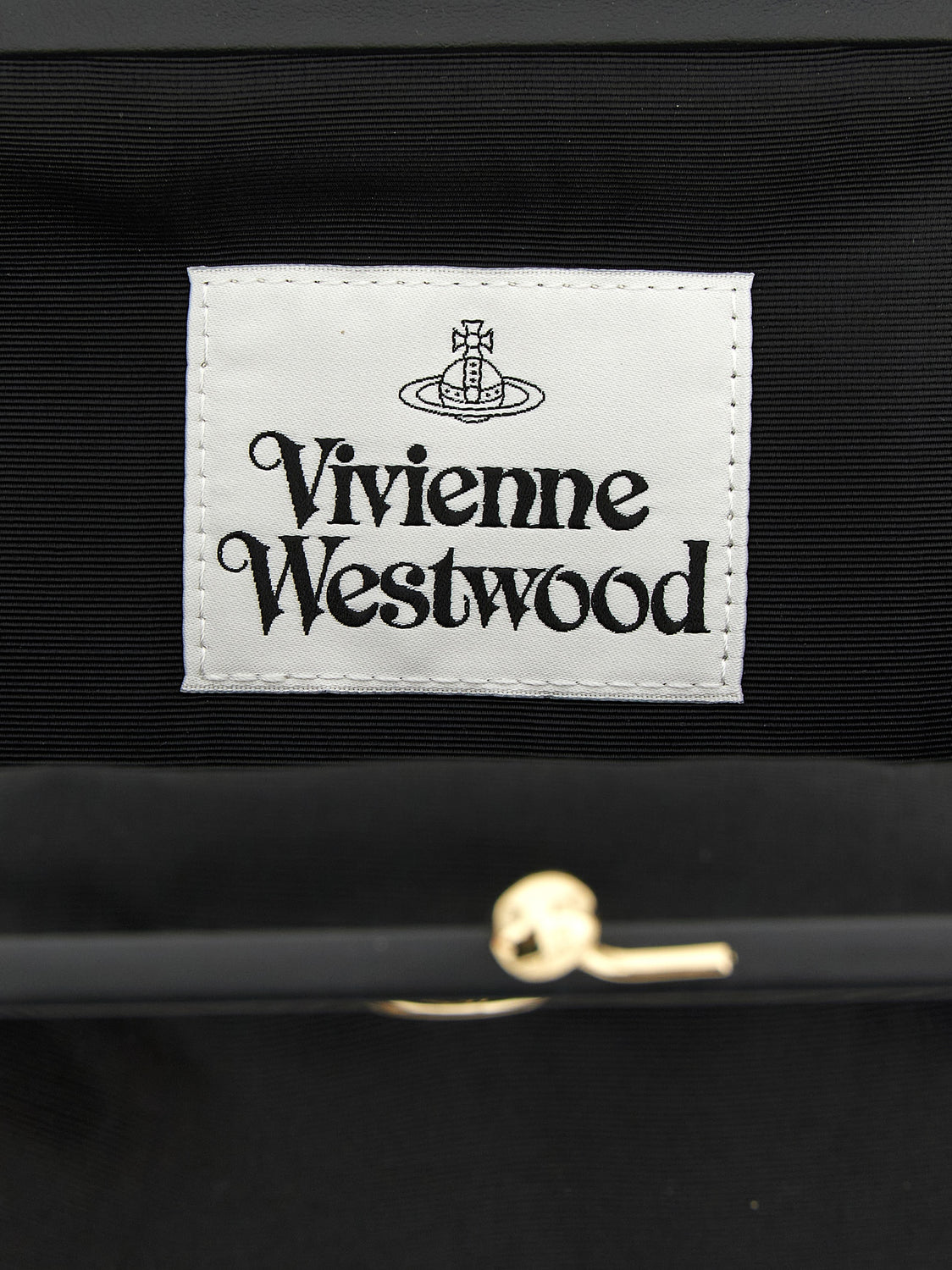 Black Viscose Clutch Bag