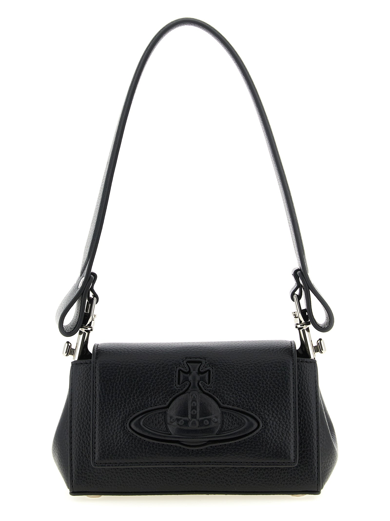 Black Polyethylene Shoulder Bag