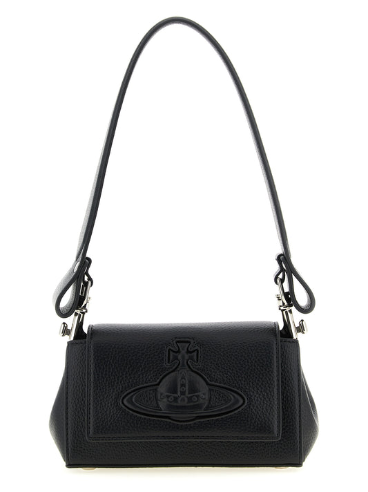 Black Polyethylene Shoulder Bag