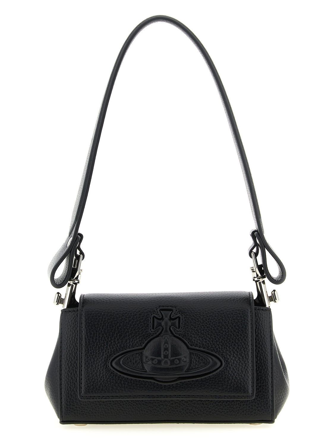 Black Polyethylene Shoulder Bag