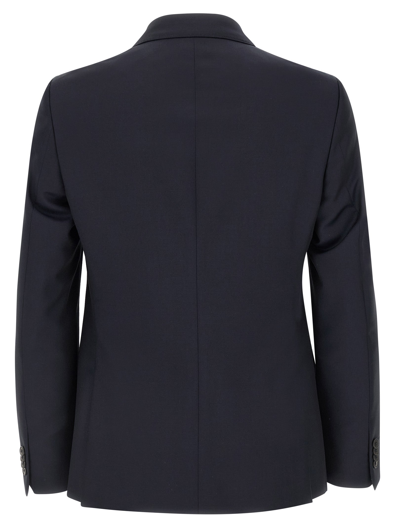 Blue Wool Two-Piece Suit