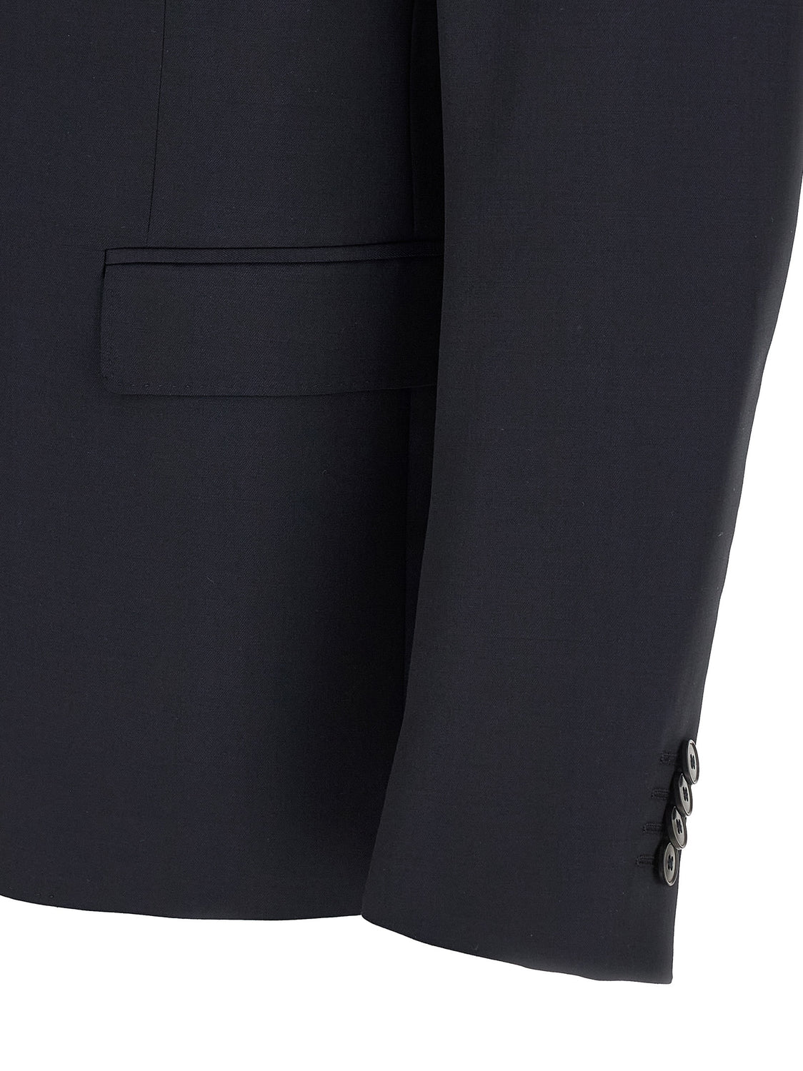 Blue Wool Two-Piece Suit