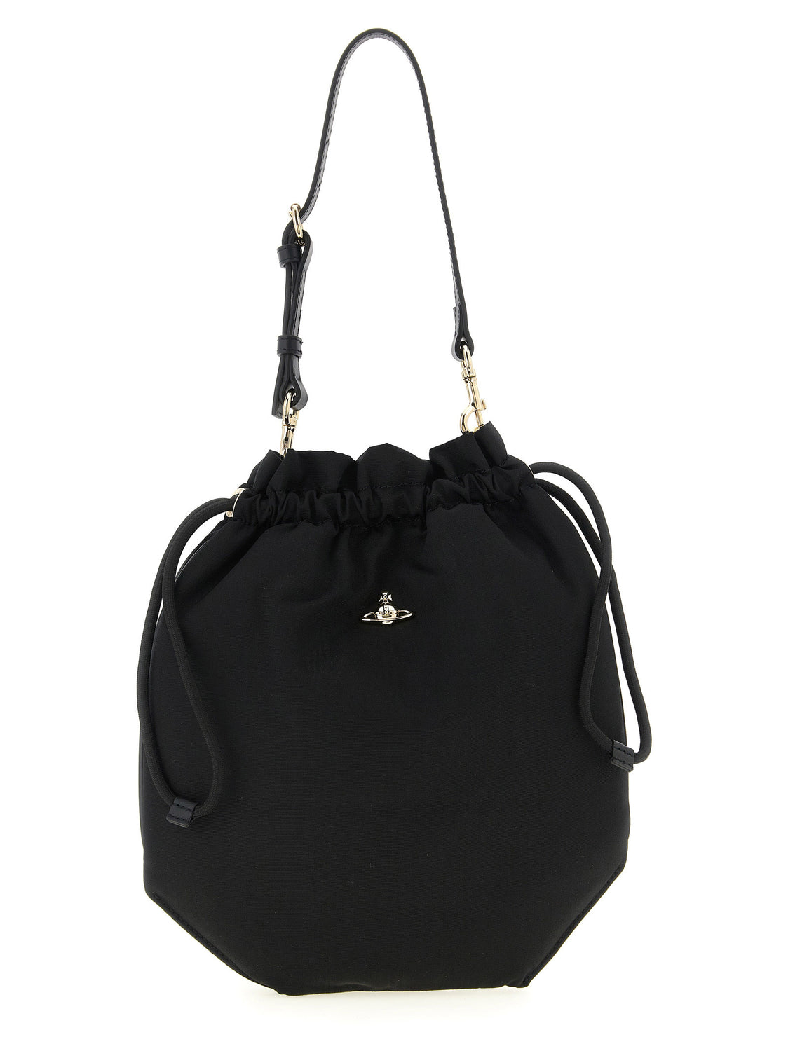 Black Viscose Handbag
