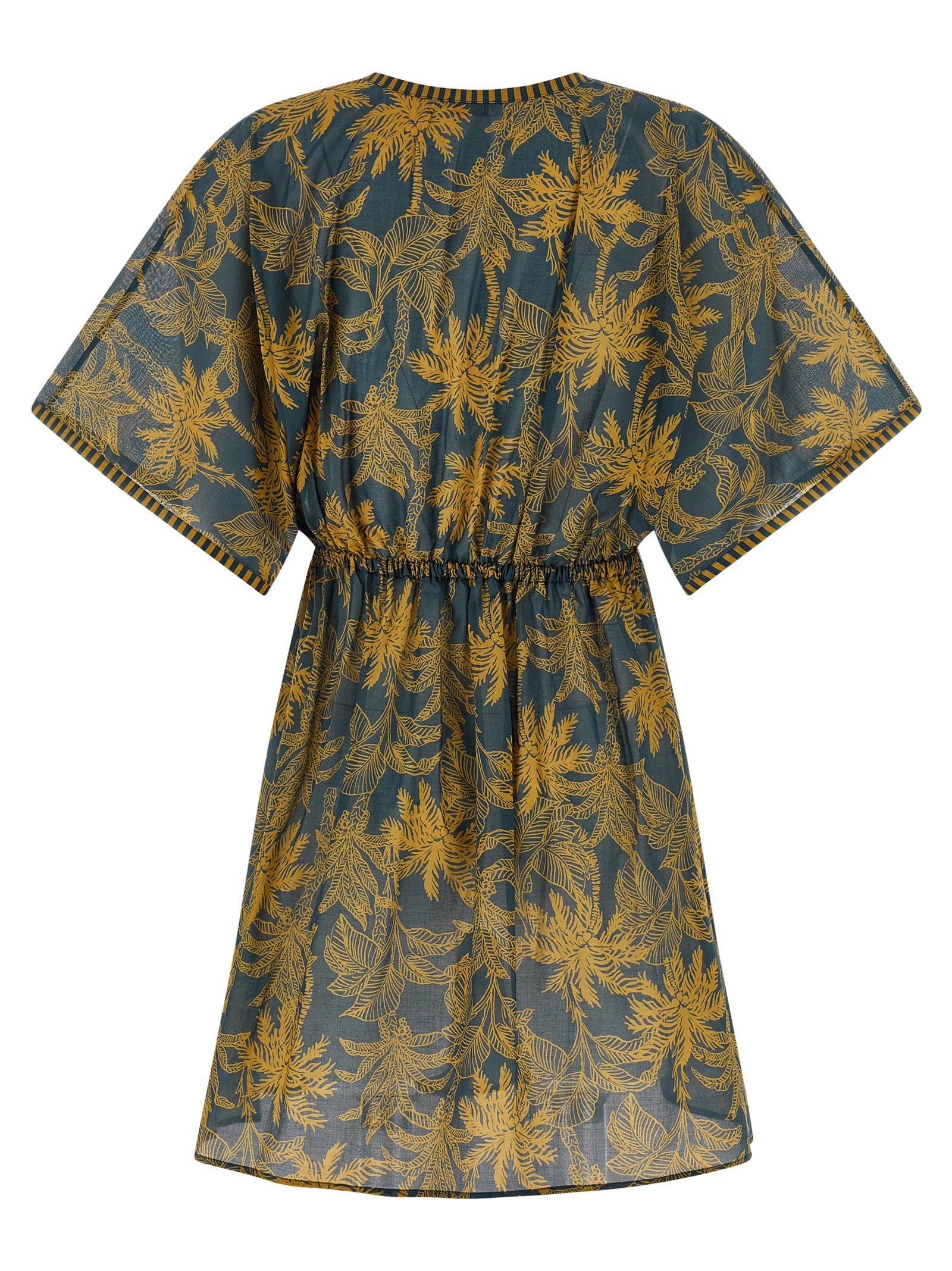 Multicolor Cotton Casual Dress