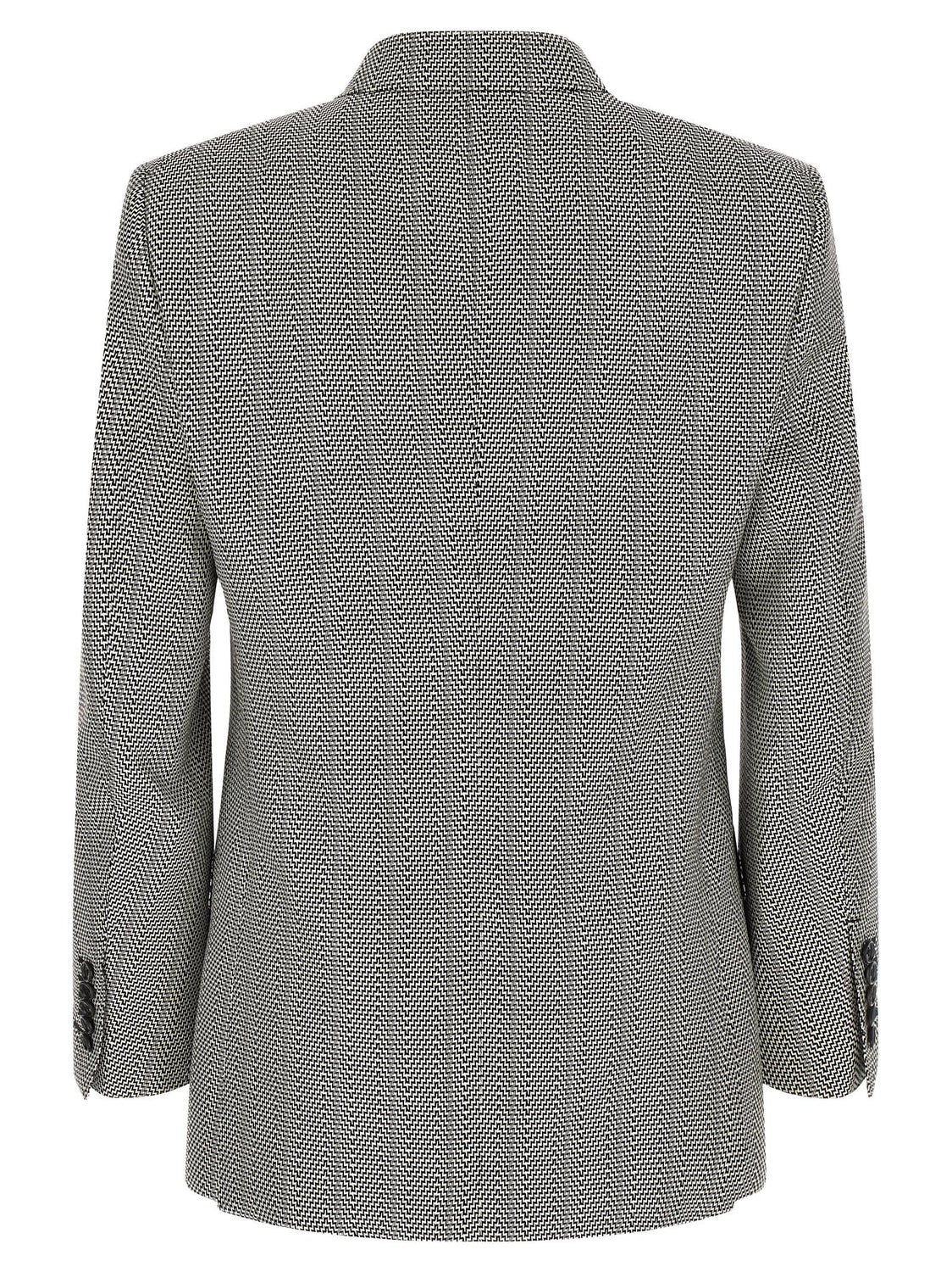 Bicolor Silk Blazer