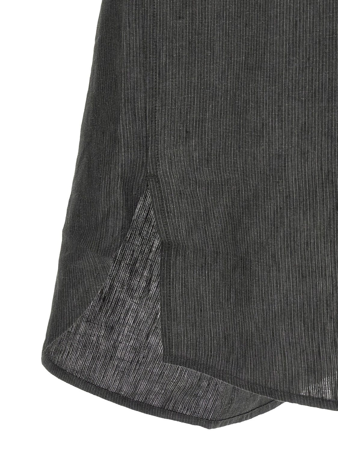 Gray Linen Blouse