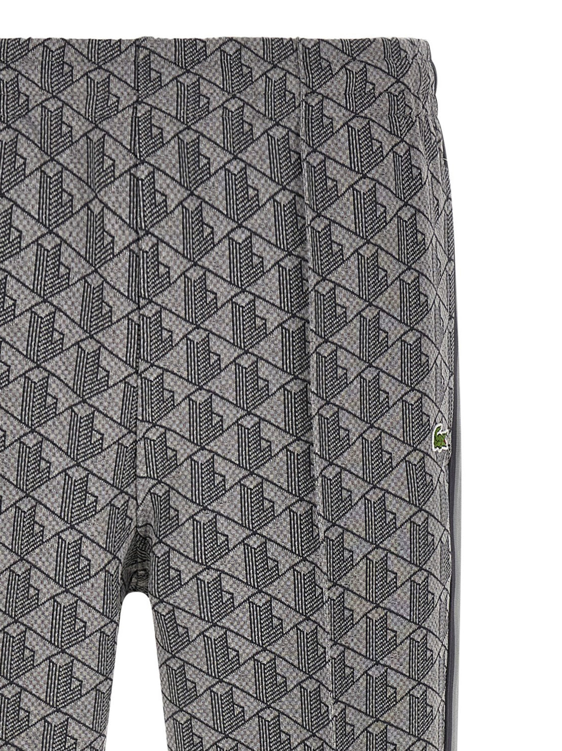 Gray Polyester Joggers (Workout Pants)