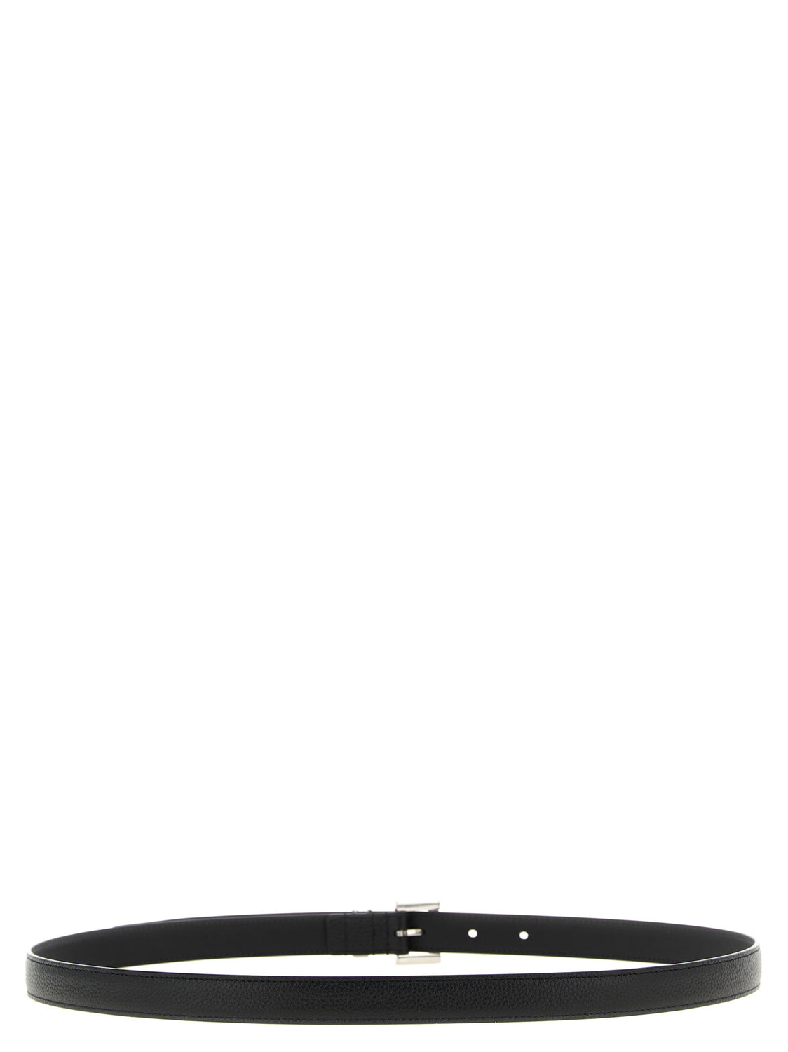 Black Calfskin Regular Belt