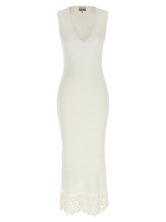 White Organic Cotton Long Dress