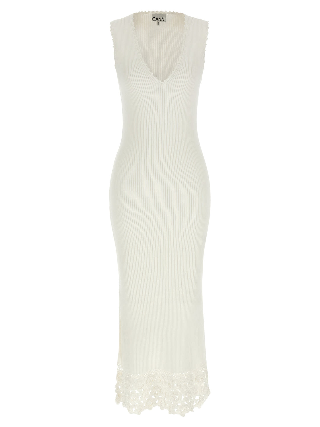 White Organic Cotton Long Dress