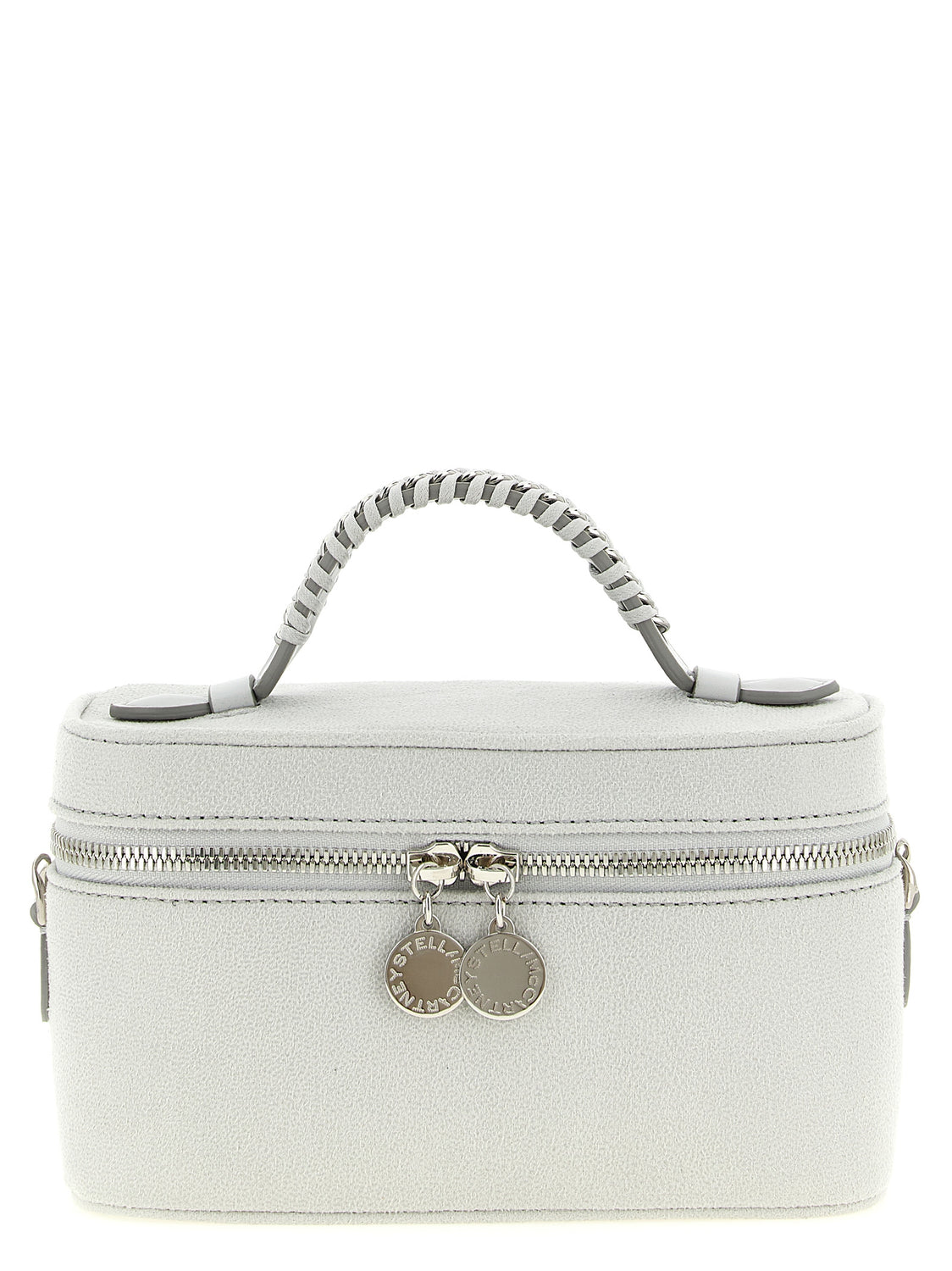Gray Polyester Crossbody Bag