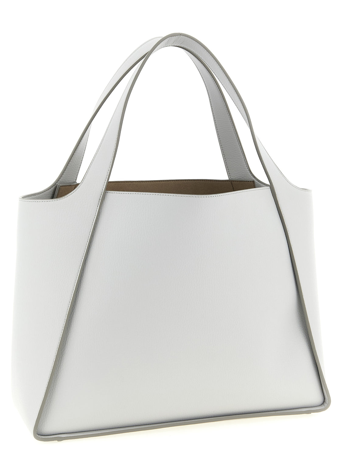 Gray Polyamide Tote Bag