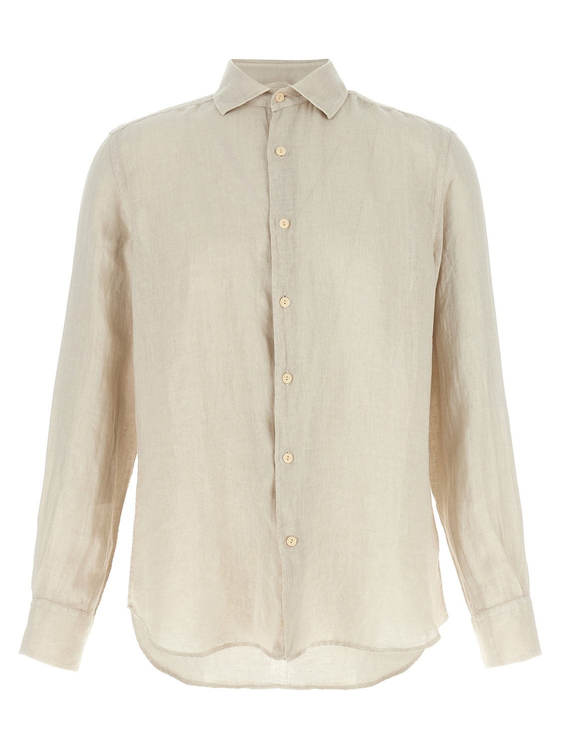 Beige Linen Blouse