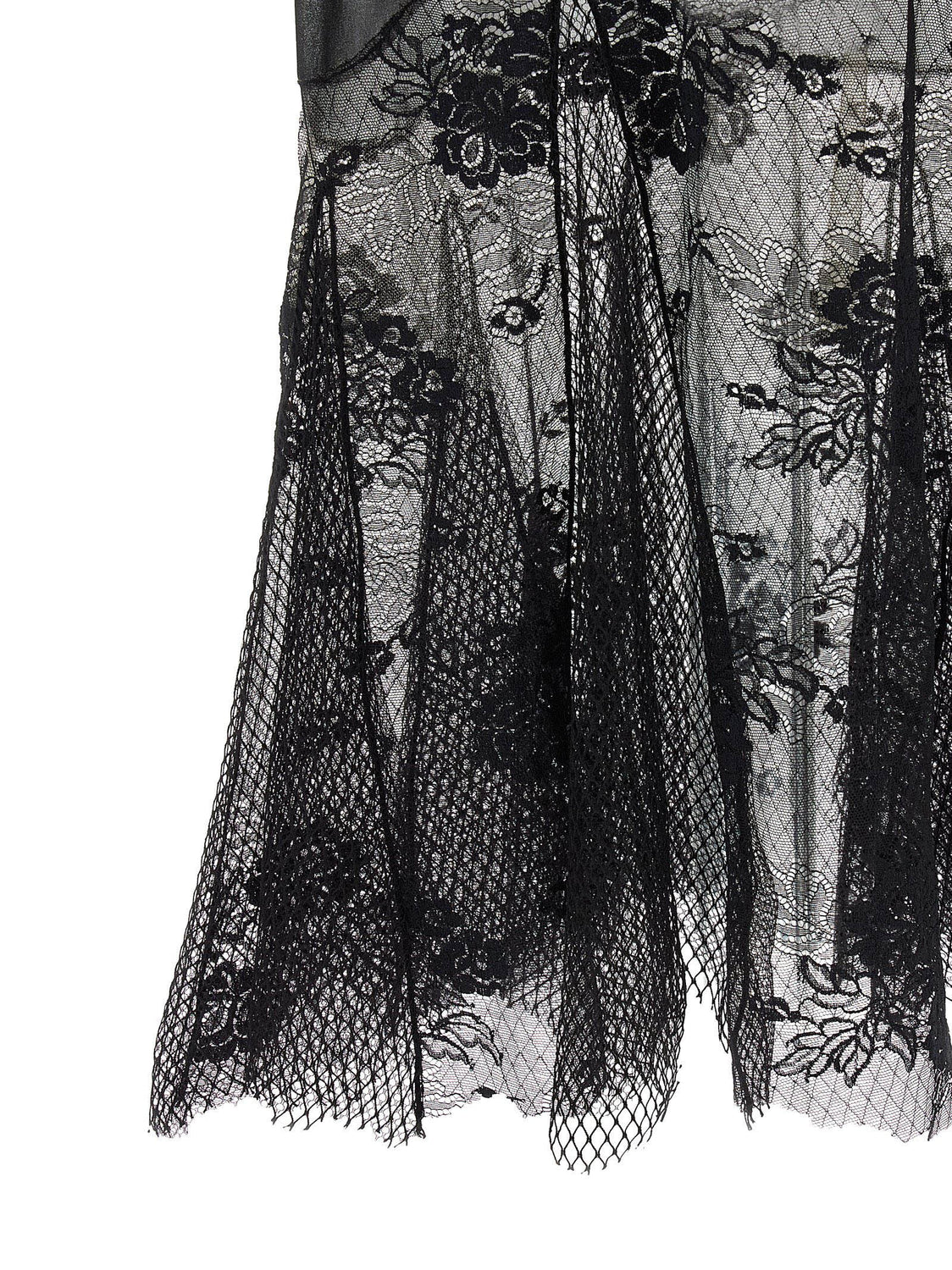 Black Cotton Midi Dress