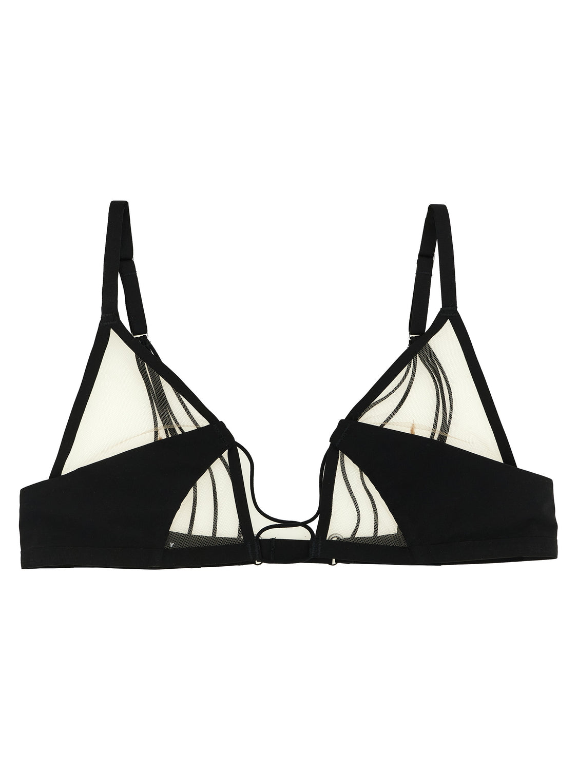 Black Nylon Bra