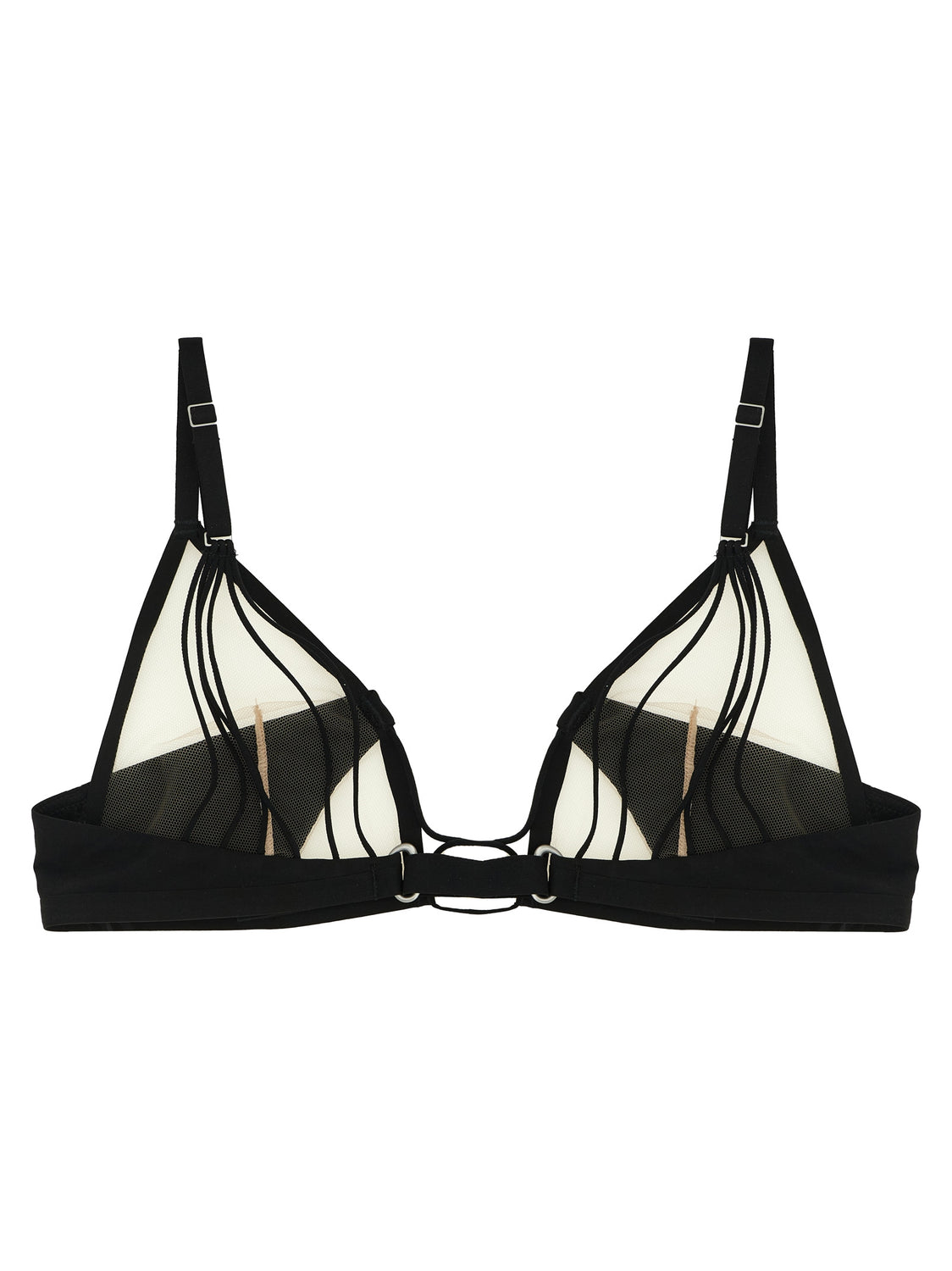 Black Nylon Bra