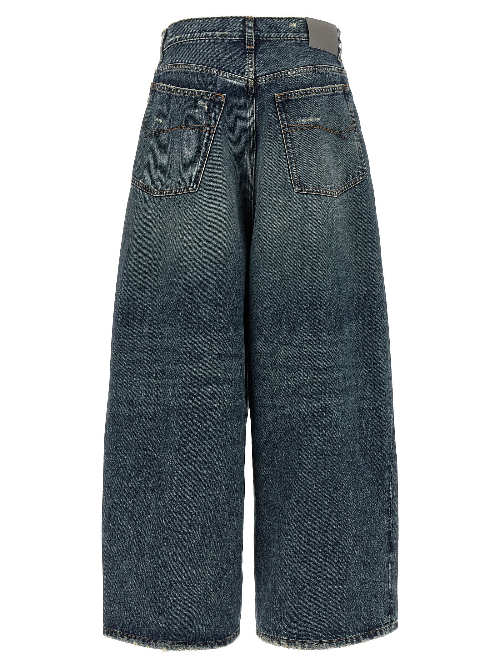 Blue Cotton Relaxed Fit Jeans