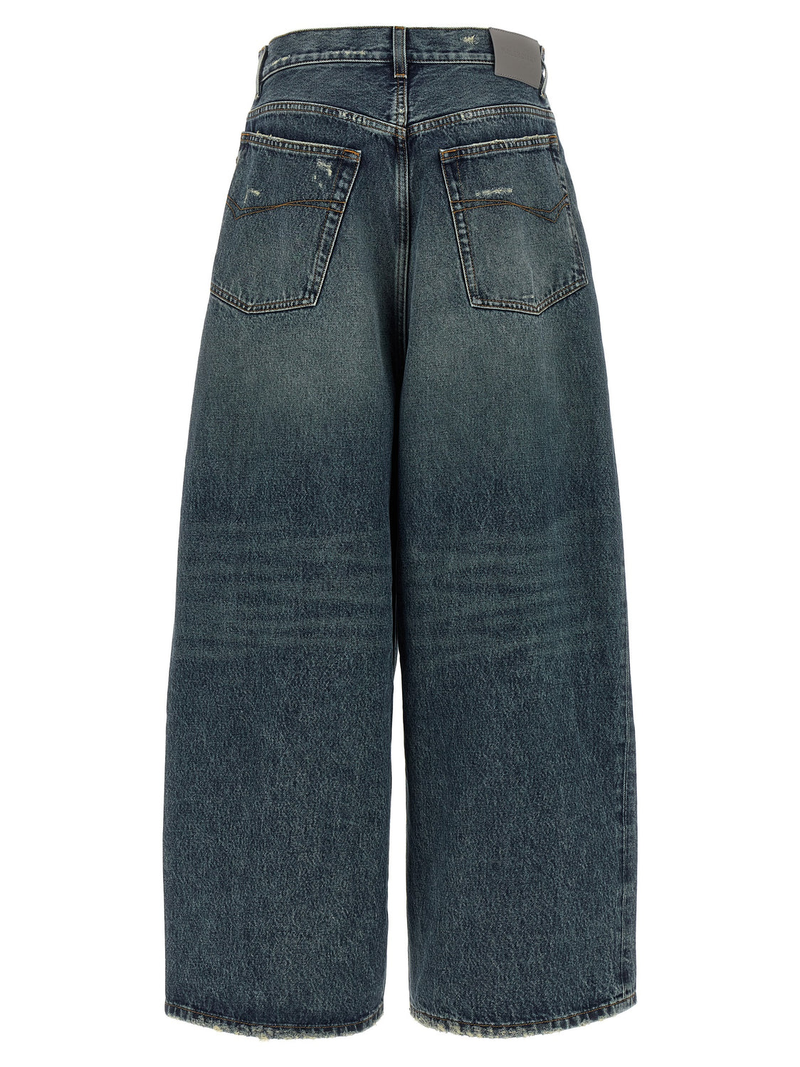 Blue Cotton Relaxed Fit Jeans