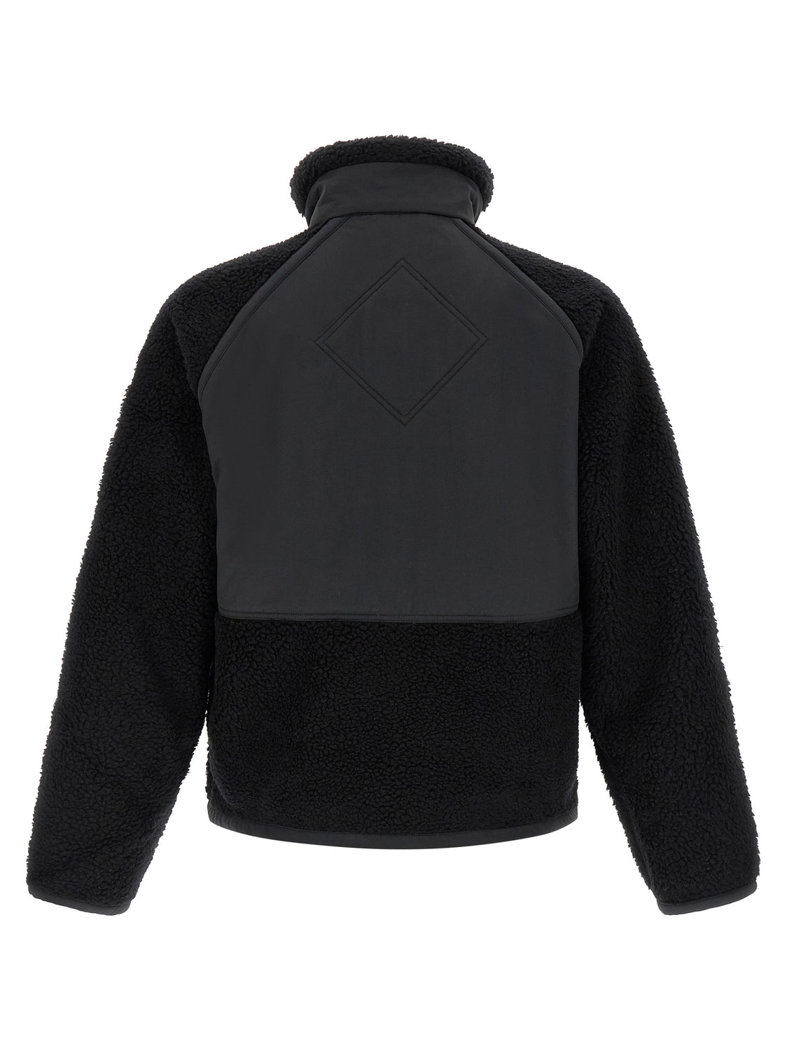 Black Wool Full-Length Jacket