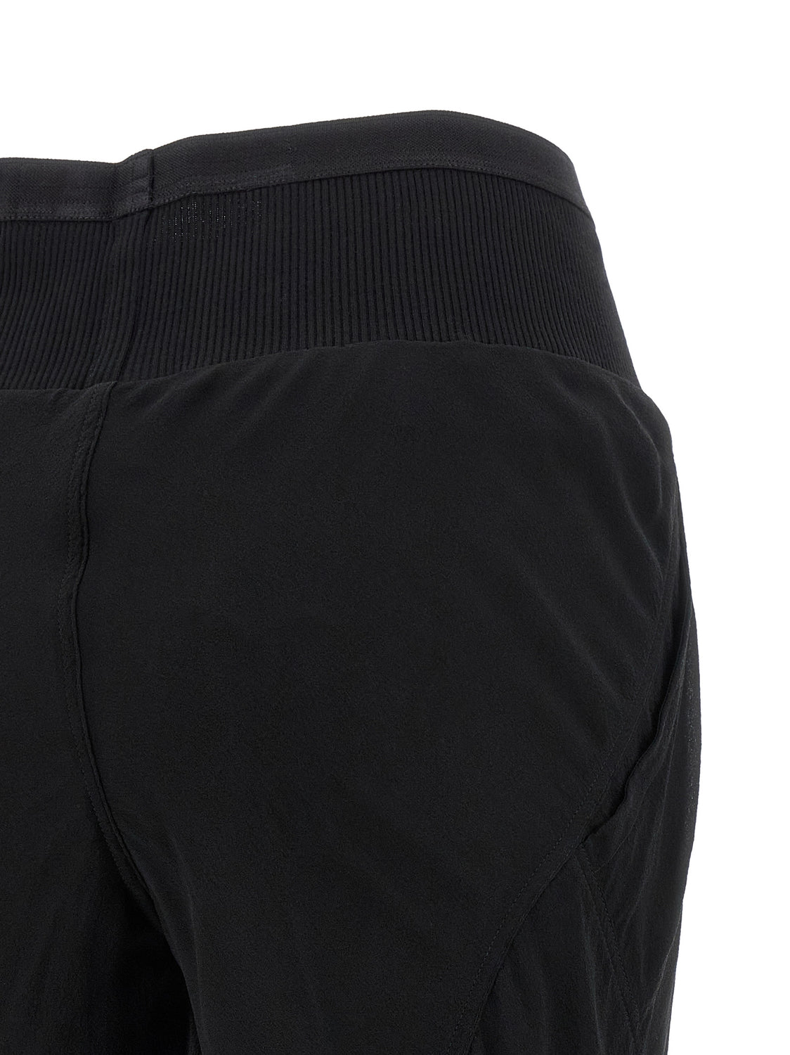 Black Silk Flared Pants