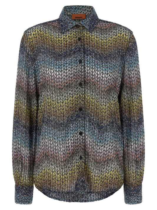 Multicolor Viscose Blouse