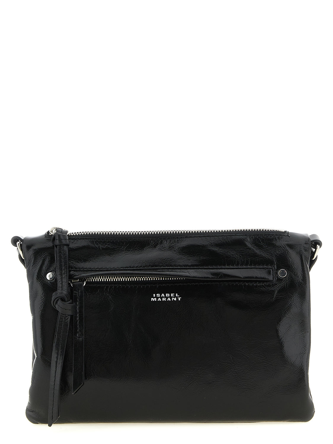 Black Calfskin Crossbody Bag