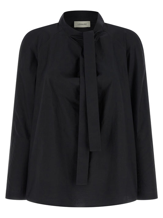 Black Cotton Blouse