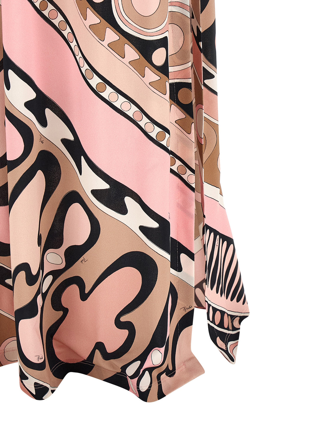 Multicolor Viscose Long Dress