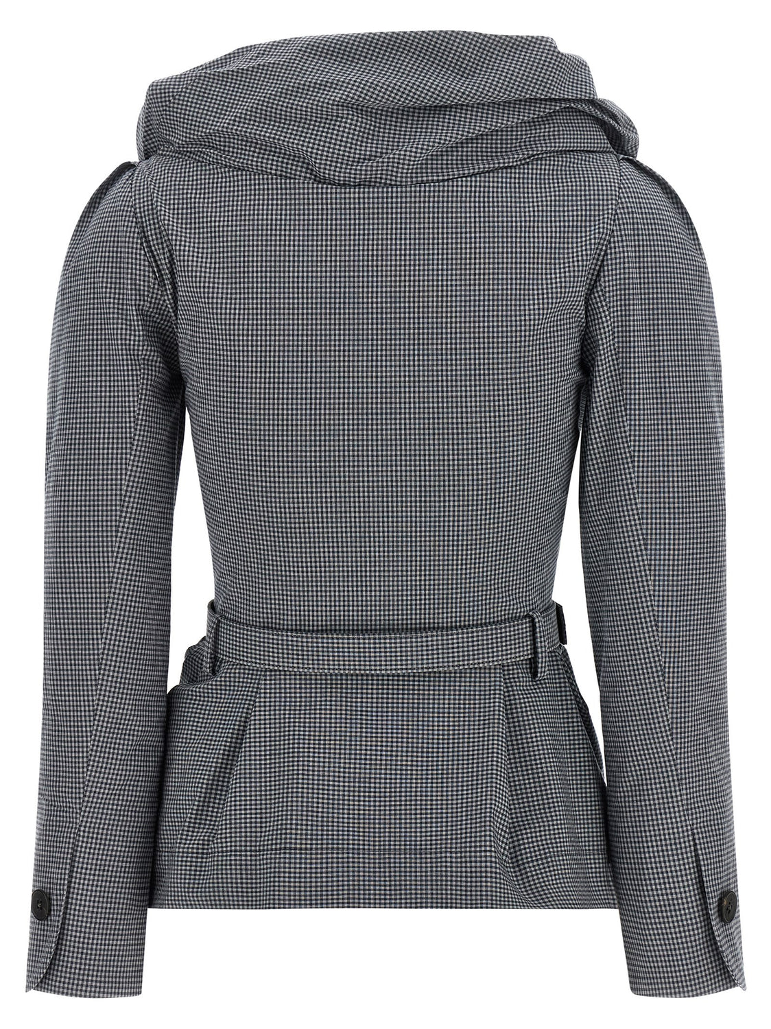 Gray Cotton Blazer