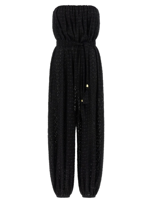 Black Silk Jumpsuit