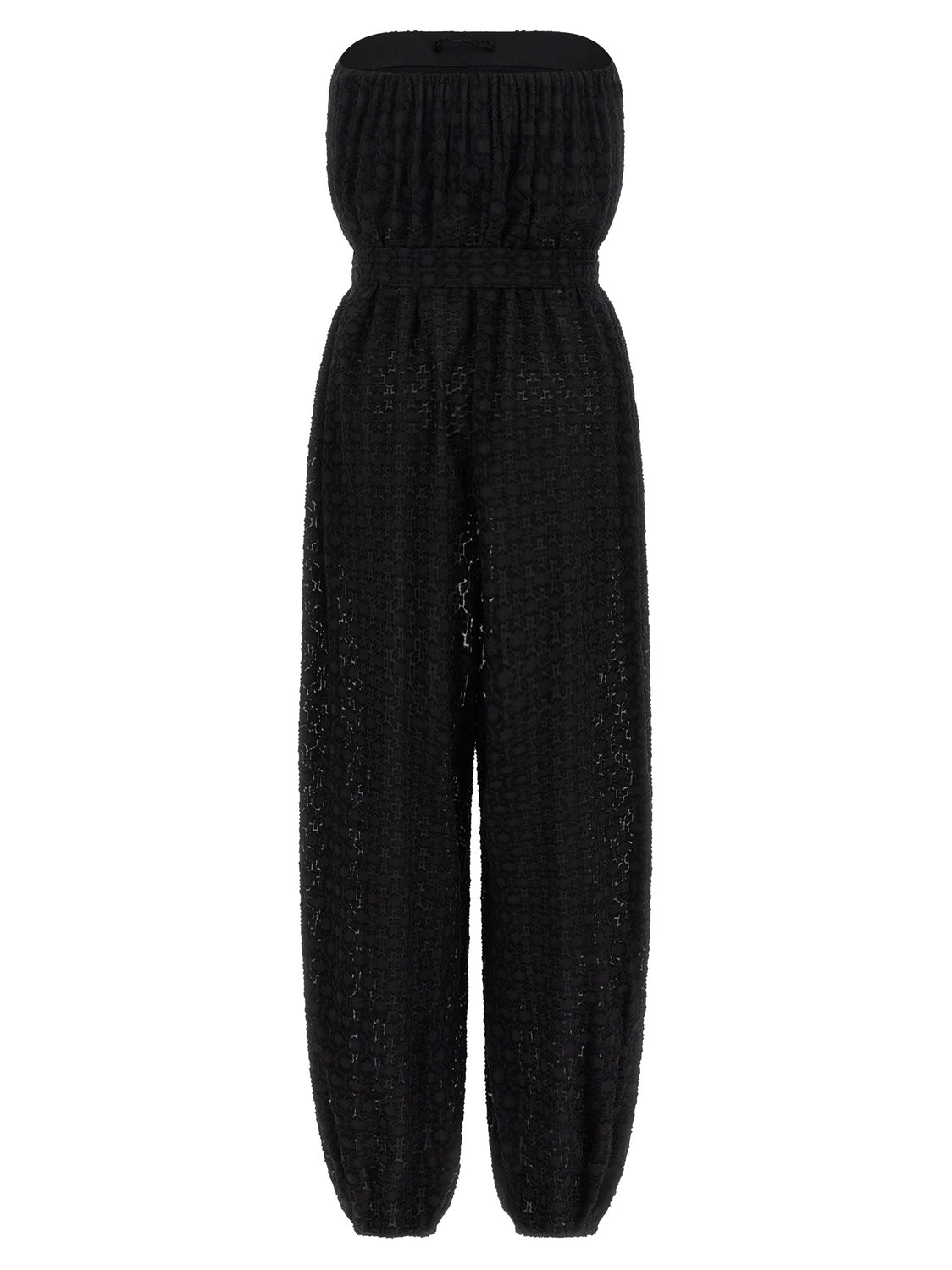 Black Silk Jumpsuit
