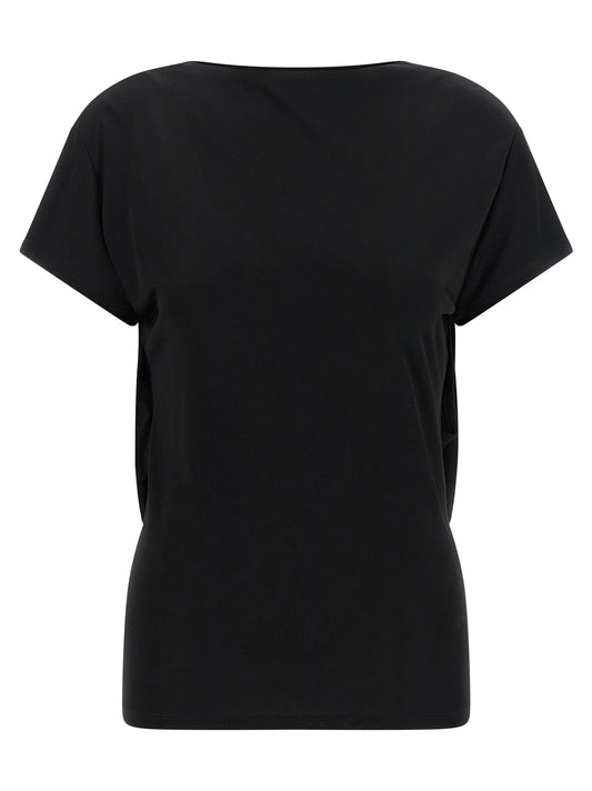 Black Viscose T-Shirt