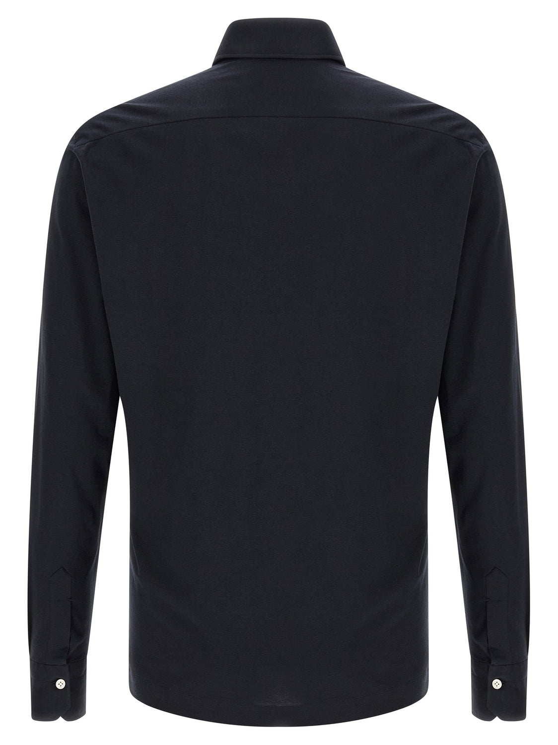 Blue Cotton Polo Shirt