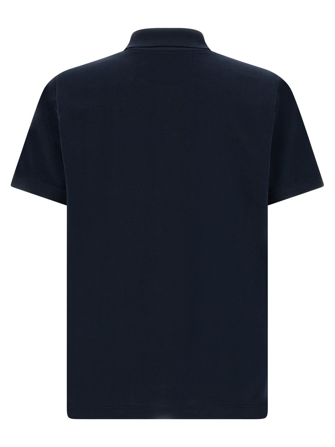 Blue Cotton Polo Shirt