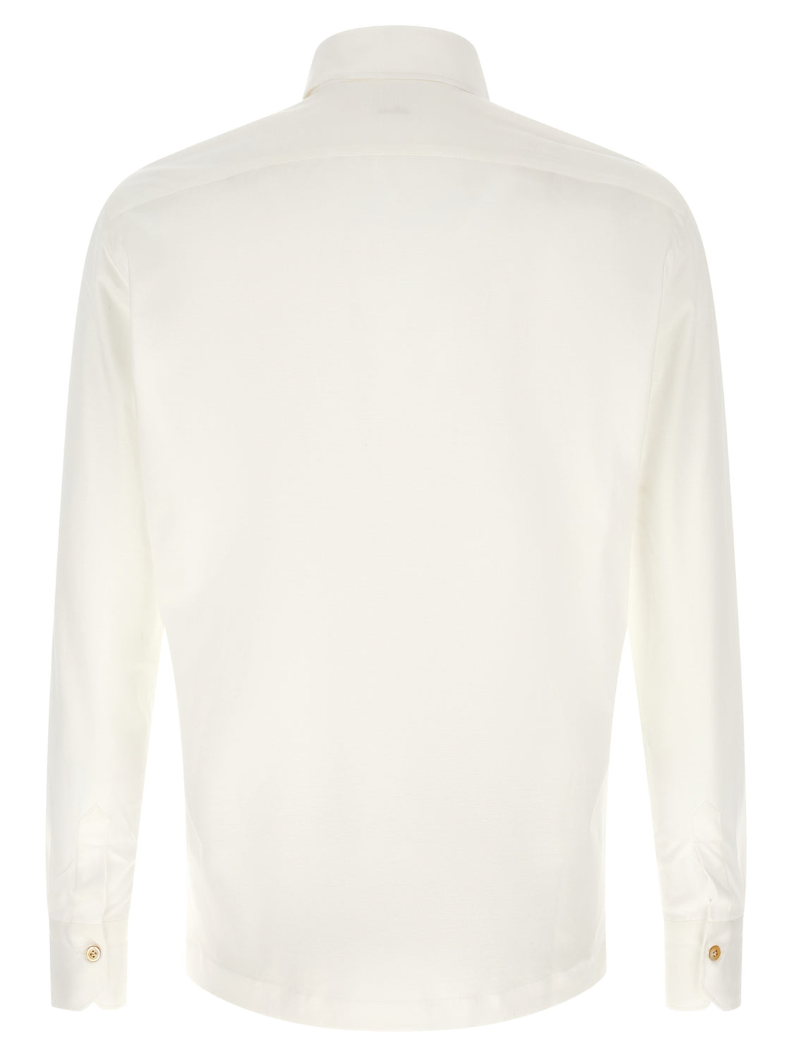 White Cotton Polo Shirt